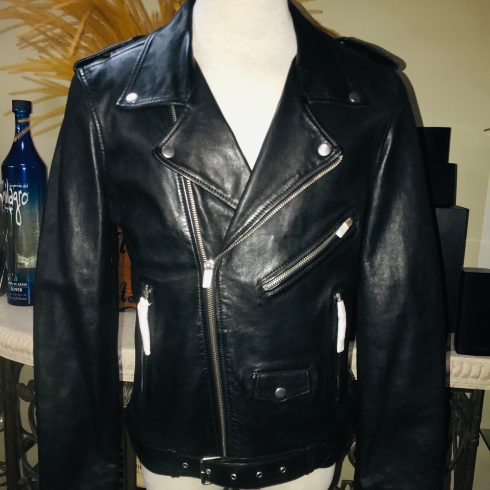BLK DNM biker jacket Size XL